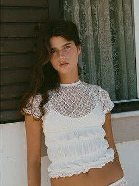 With Jéan Faye top in White